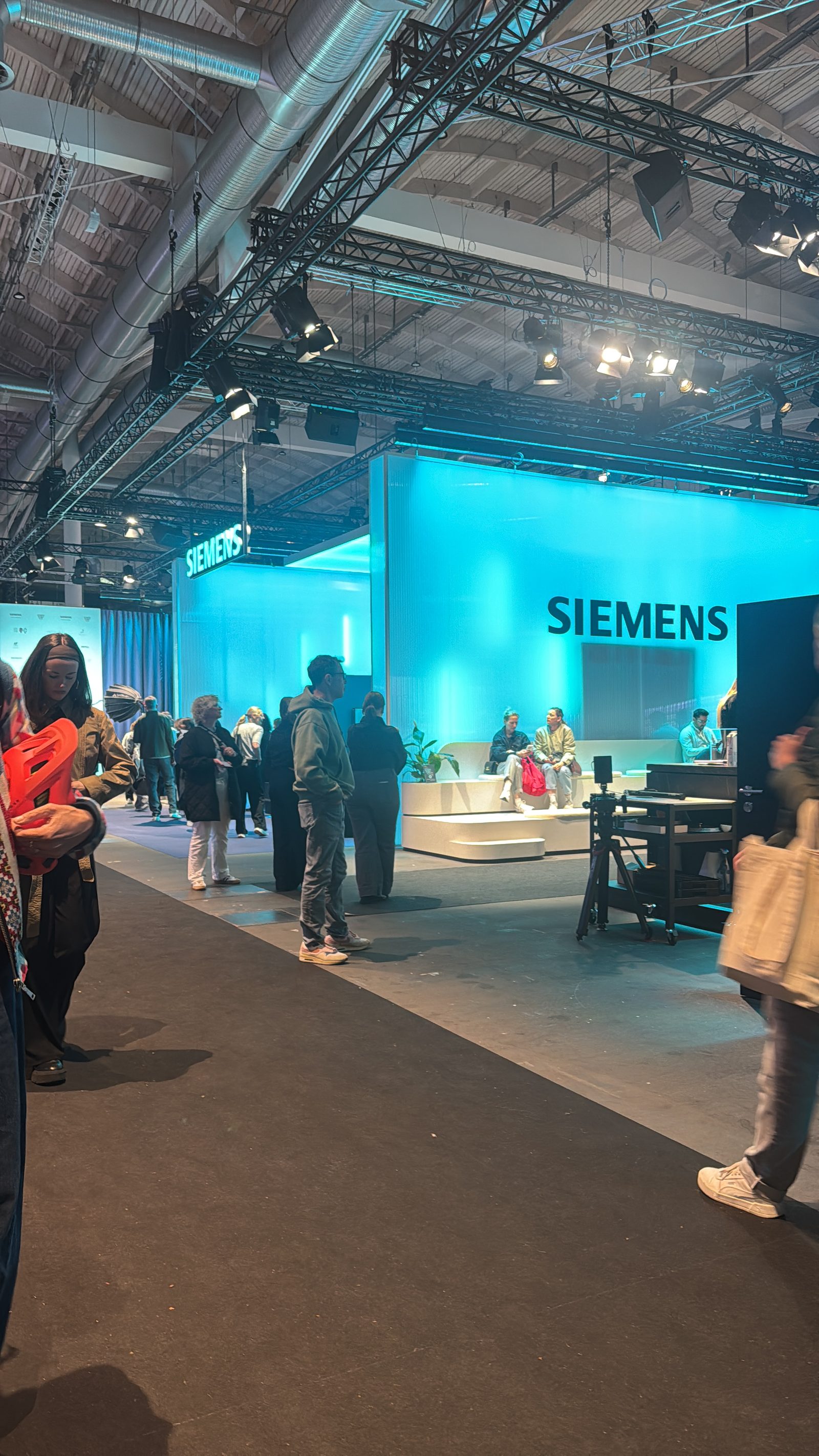 Siemens booth at OMR