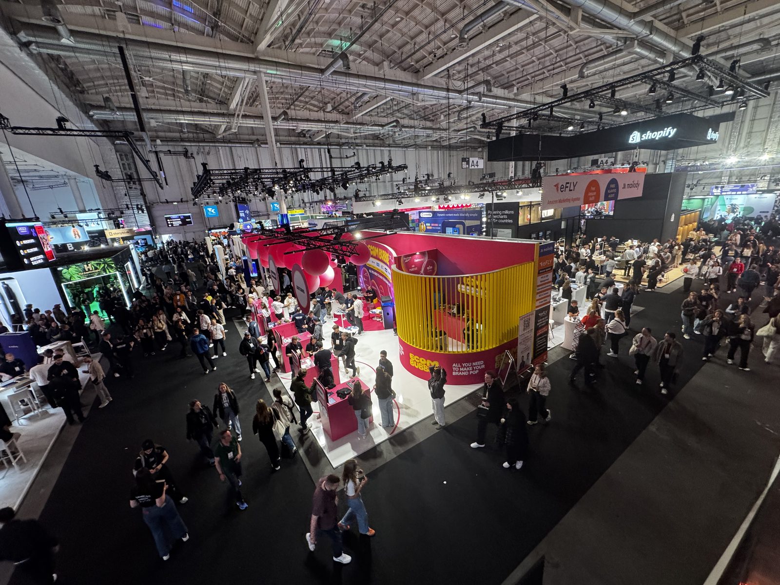 Aerial view of OMR expo hall