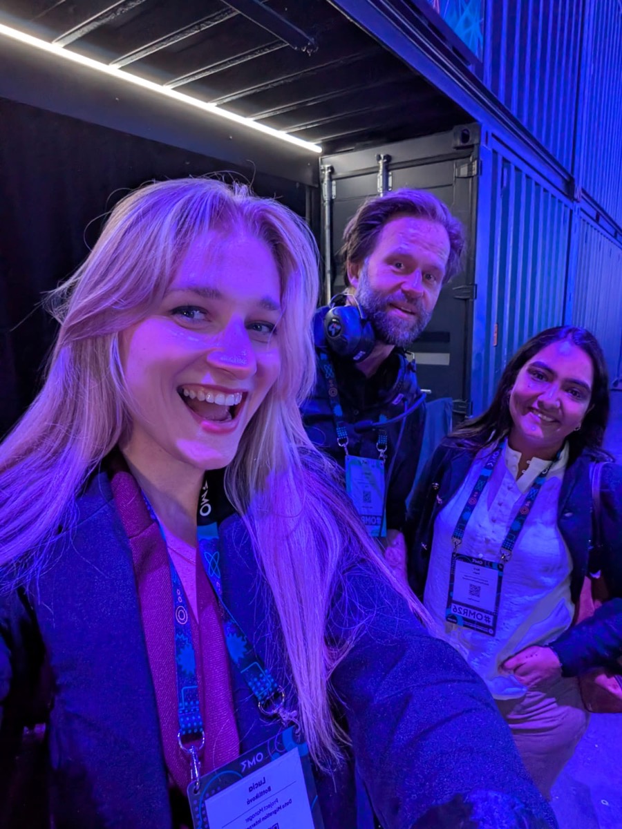 Lucia, Christian Cohrs, and Kirti at OMR